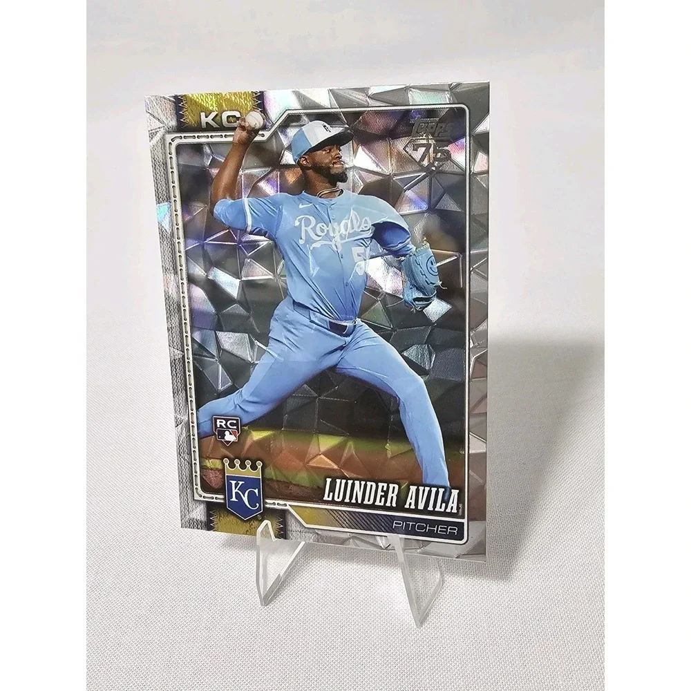 2026 Topps Series 1 – Luinder Avila (RC) Silver Diamante #120 Kansas City Royals